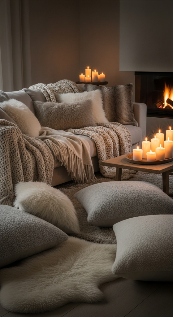Layered Cozy Textiles
