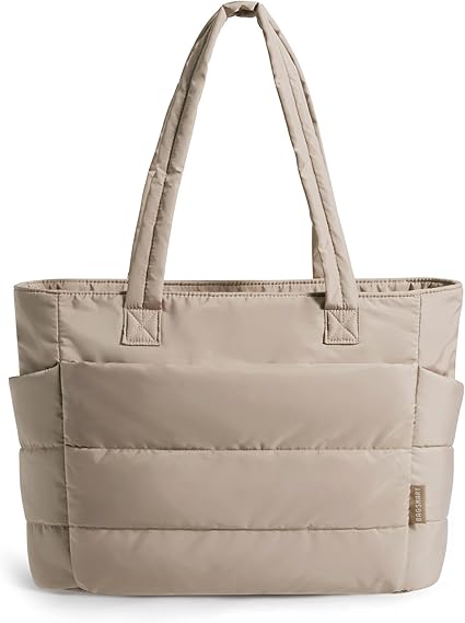 Lightweight Puffy Tote Bag