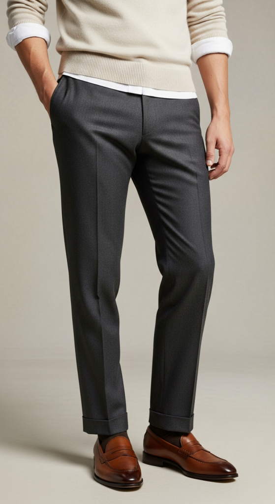 Loafers With Tailored Basics