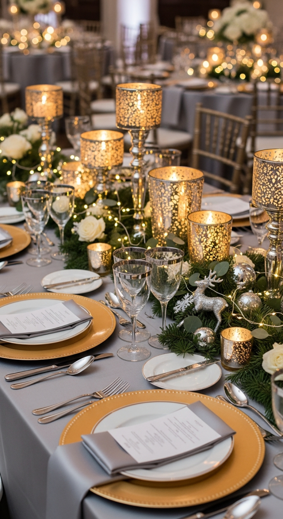 Metallic Accents For Seasonal Glamour