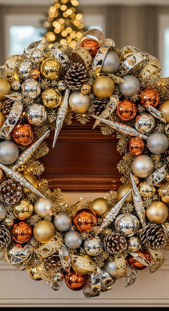 Metallic Glam Wreath