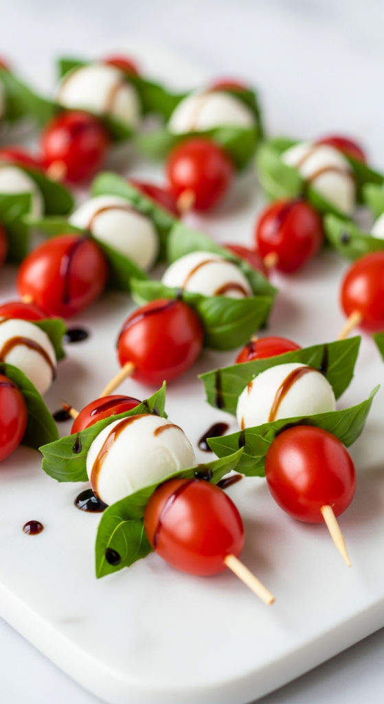 Mini Caprese Skewers