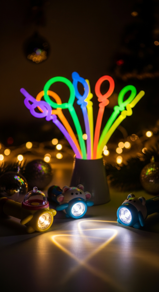 Mini Flashlights or Glow Sticks