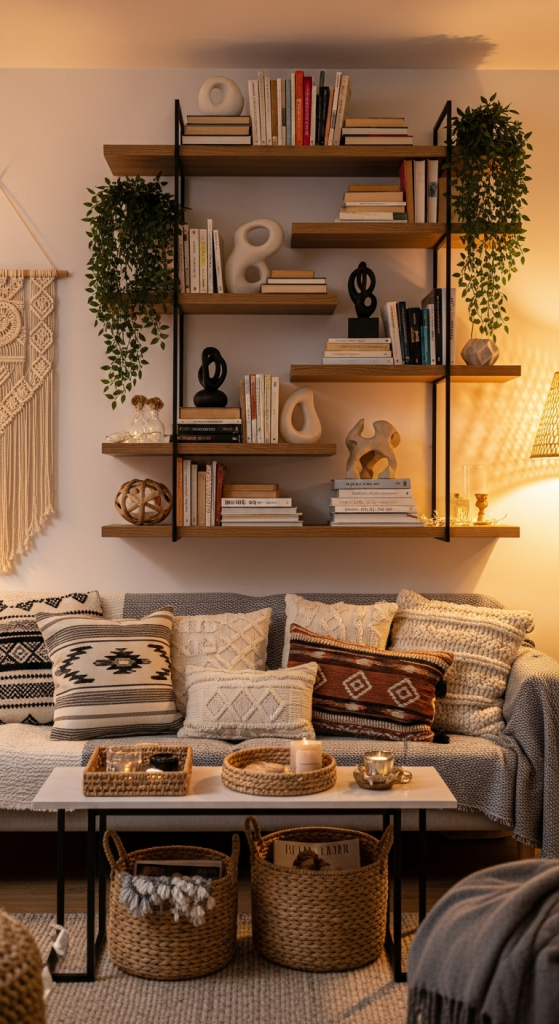 Mixed Material Shelves
