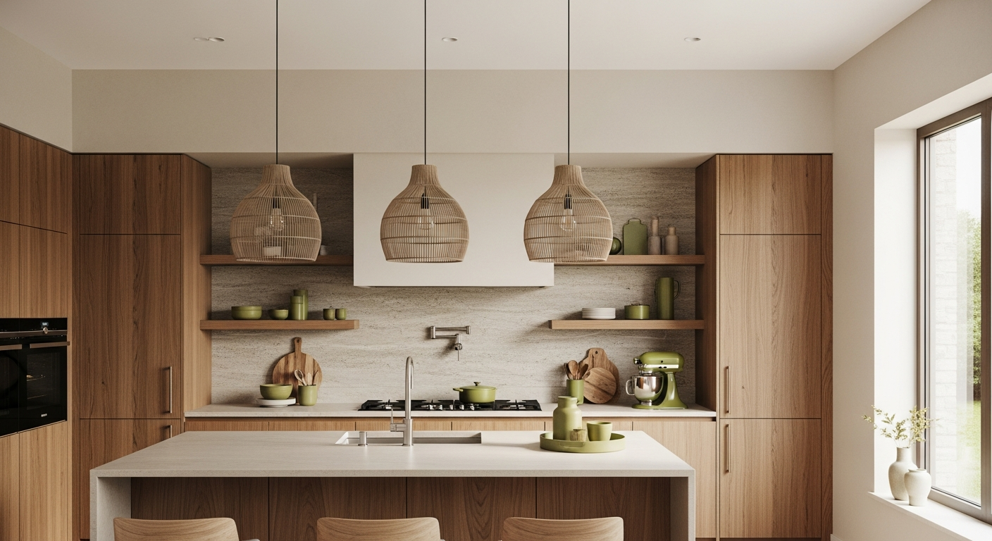 Modern Earthy Kitchens