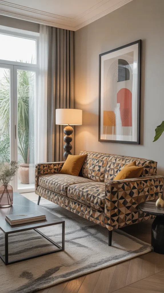 Modern Geometric Sofa Covers for a Contemporary Look