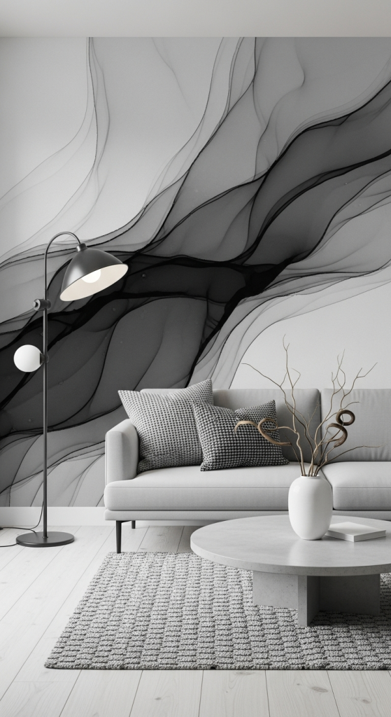 Monochrome Wall Murals
