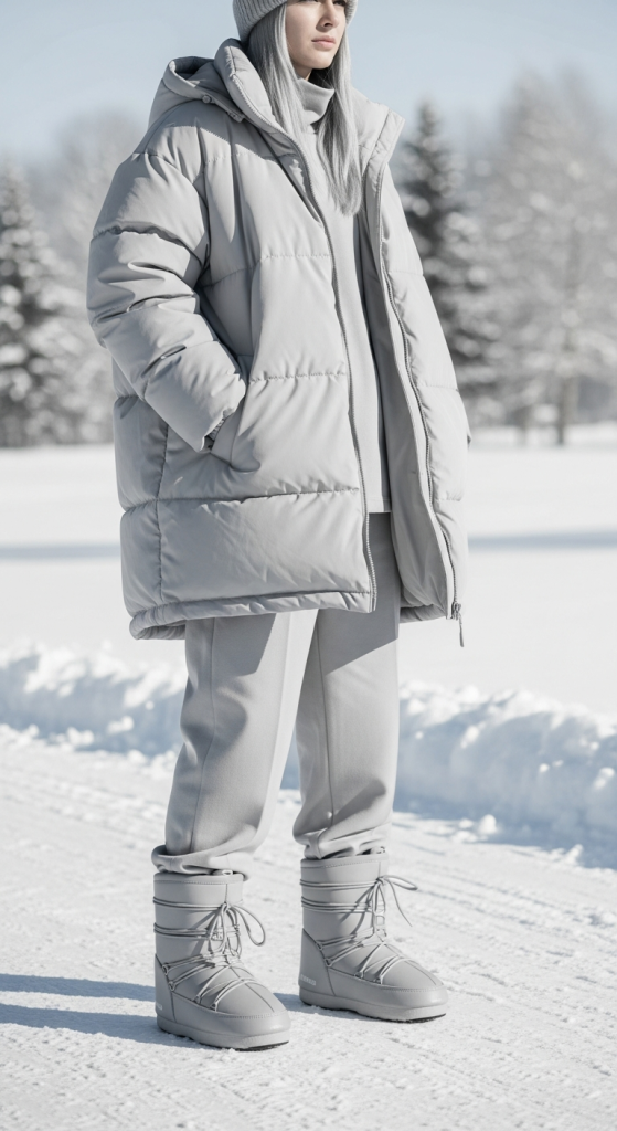 Monochrome Winter Outfit