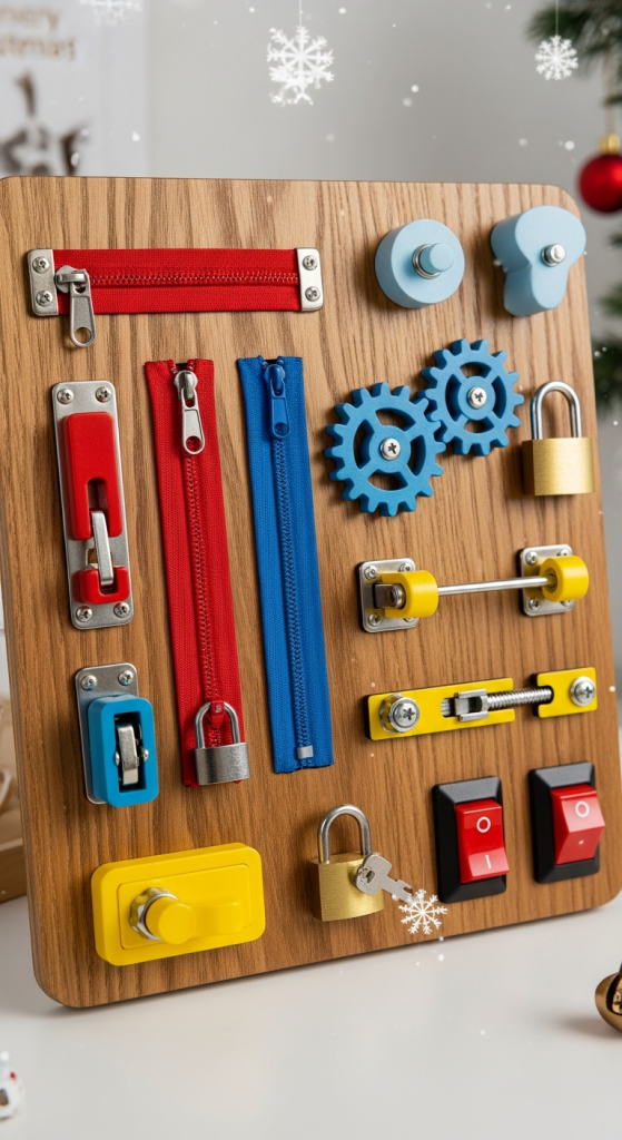 Montessori Wooden Activity Board