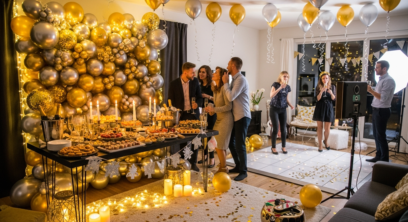 New Year Party Ideas at Home
