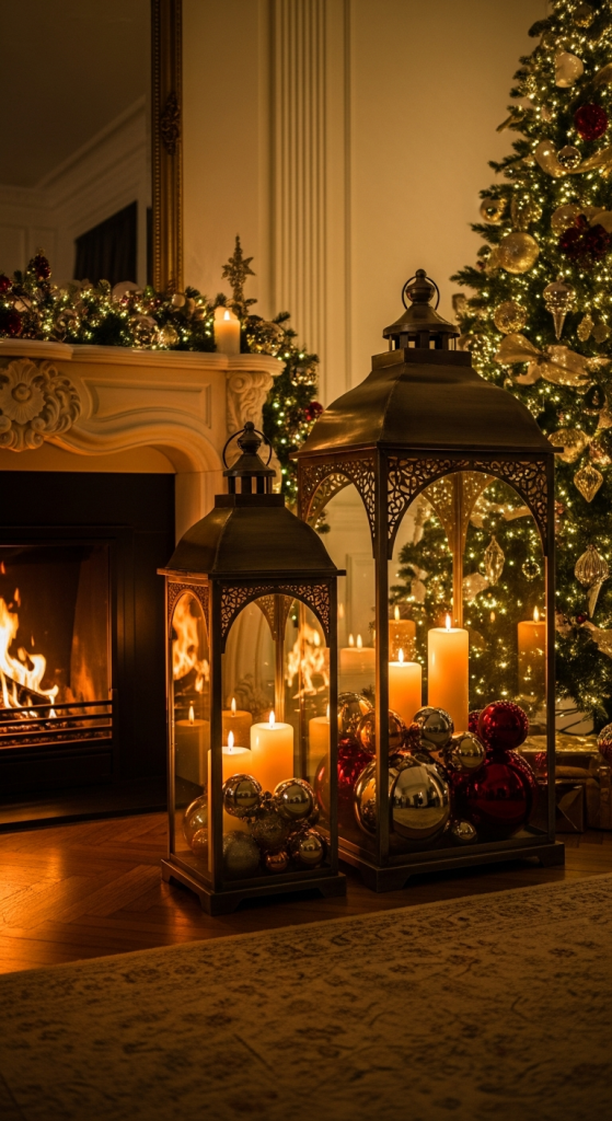 Oversized Floor Lantern Displays