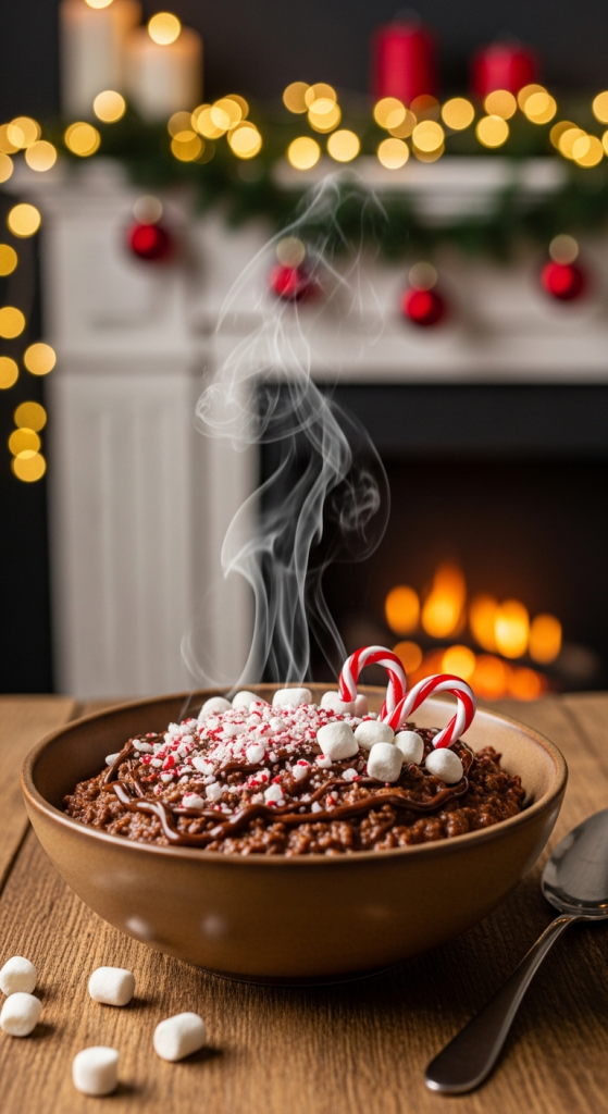 Peppermint Hot Chocolate Oatmeal