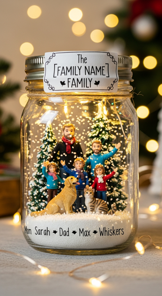 Personalized Family Snow Globe