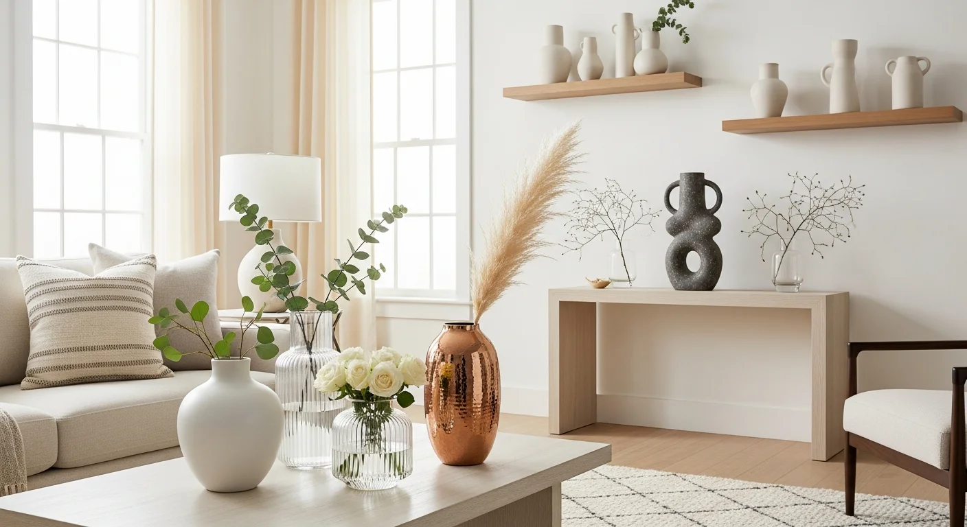 Pretty Vases Decor Ideas For Living Rooms