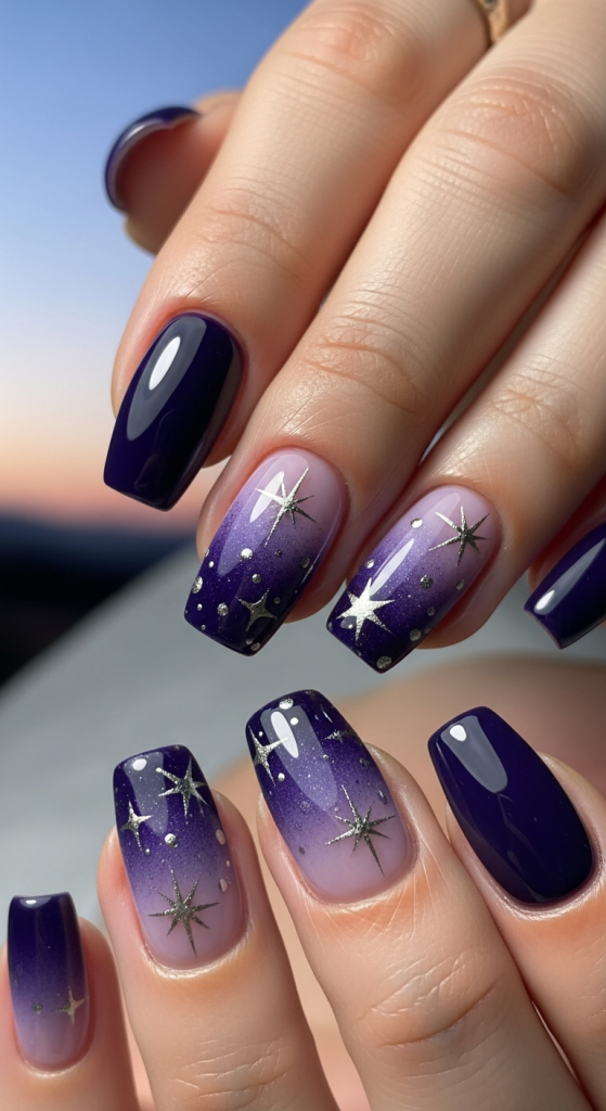 Purple Twilight Nails