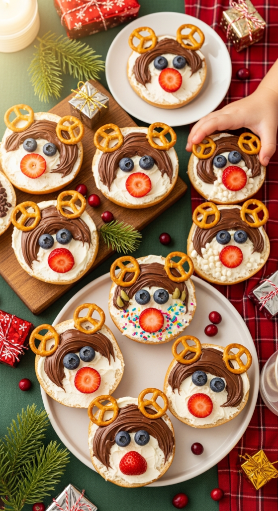 Reindeer Bagels
