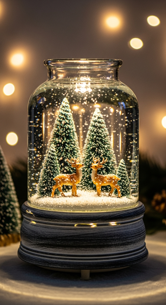 Reindeer Snow Globe