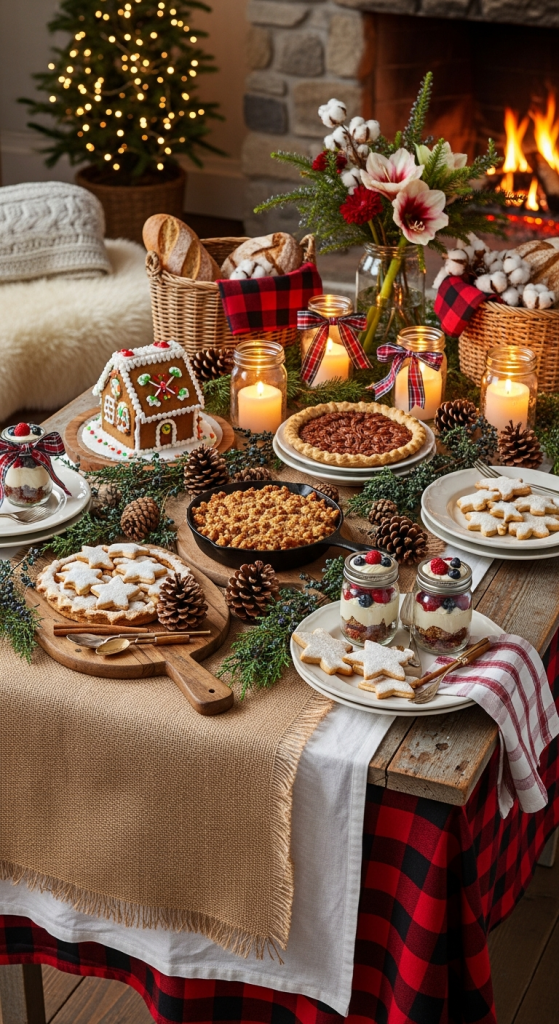 Rustic Farmhouse Dessert Table