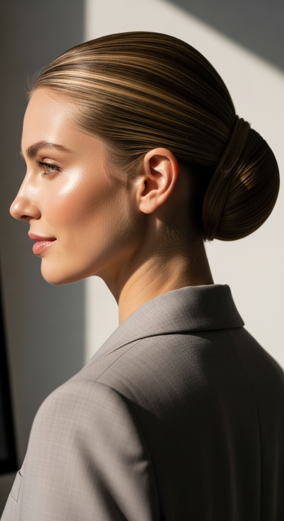 Sleek Low Bun