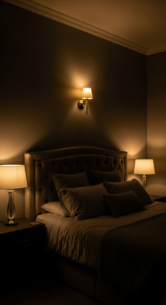 Soft Lighting With Dark Walls