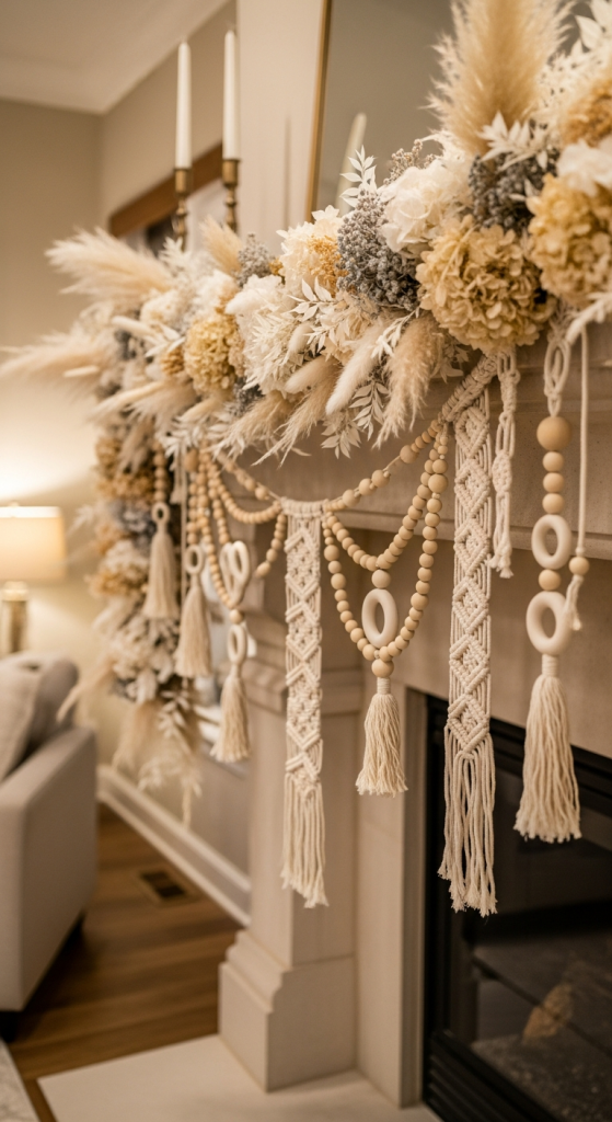 Soft Neutral Boho Garland