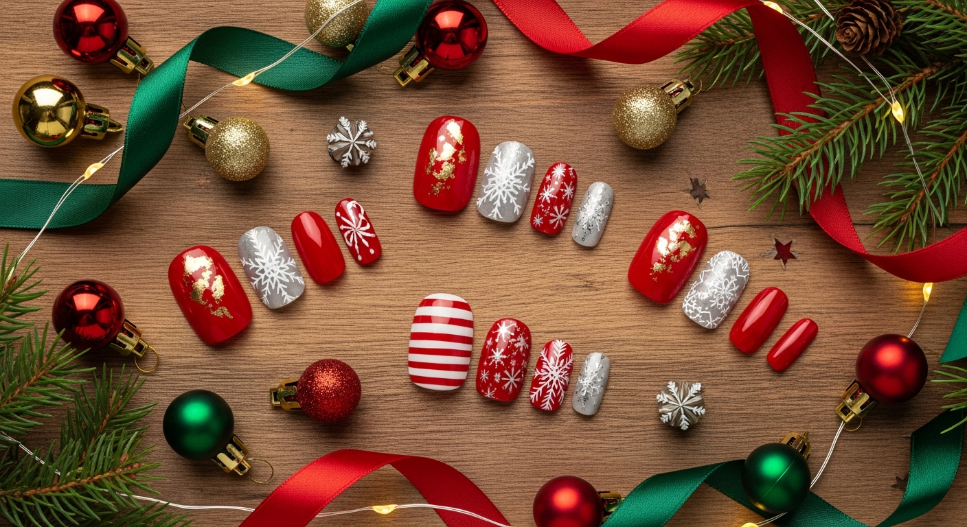 Stunning Press On Christmas Nail Ideas