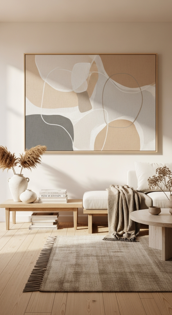 Subtle Wall Art And Organic Shapes