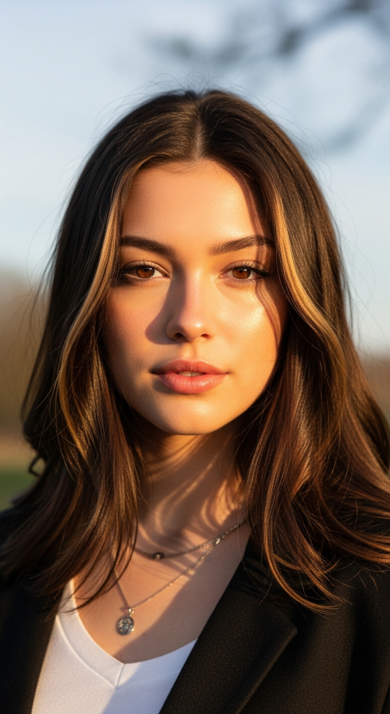Sun-Kissed Brunette
