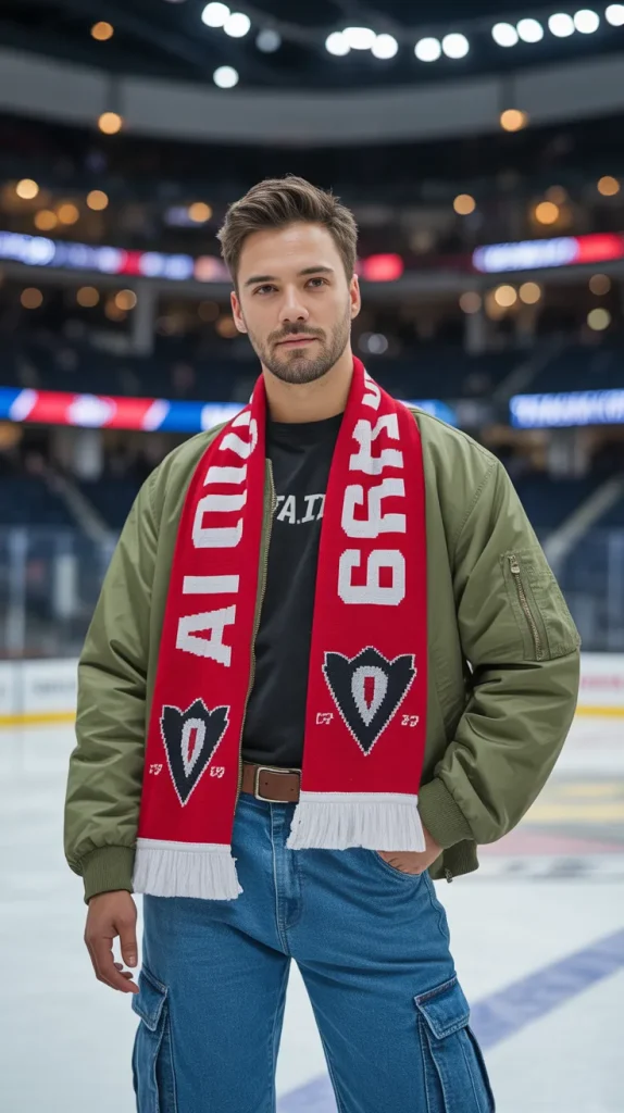 Team Scarf + Long-Sleeve Tee + Bomber Jacket