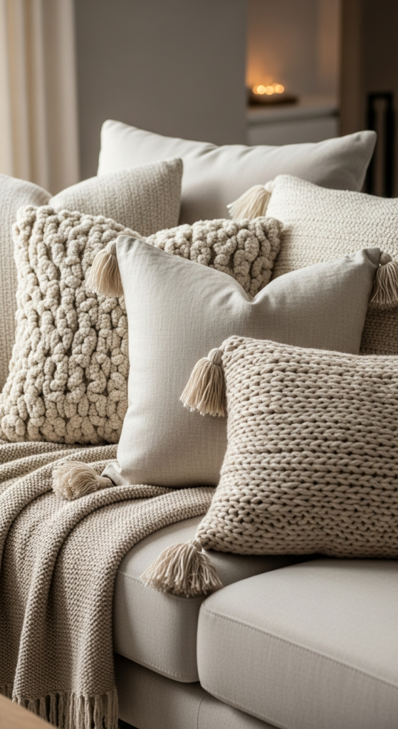 Textured Throw Pillows