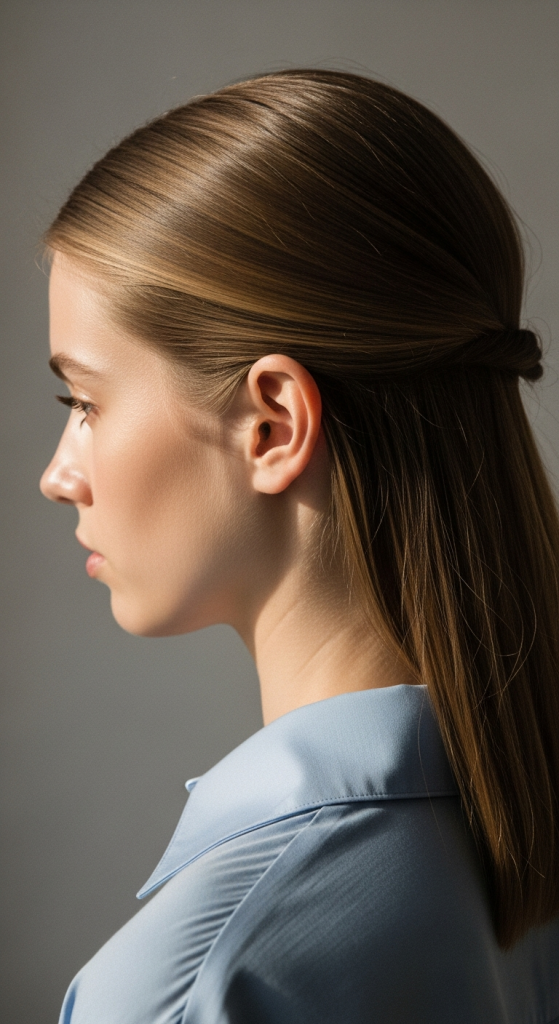 Tucked-Behind-The-Ear Look