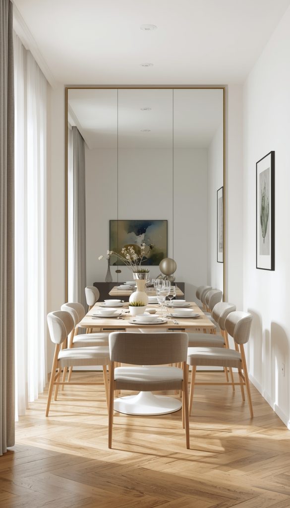 Use Mirrors To Create The Illusion Of Space