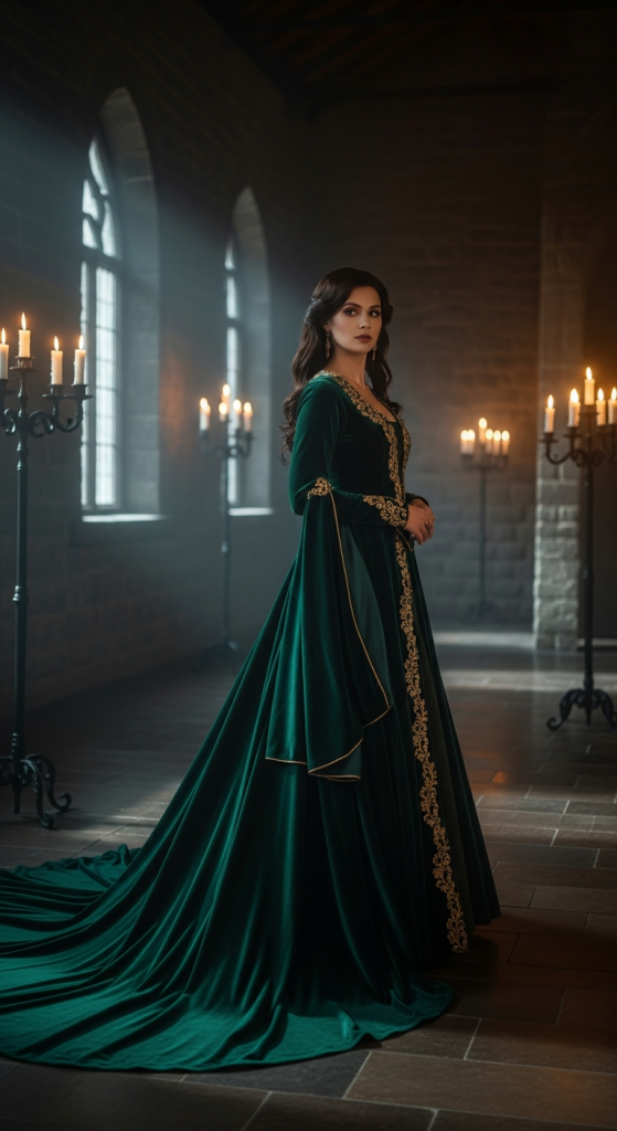 Velvet Gowns And Skirts