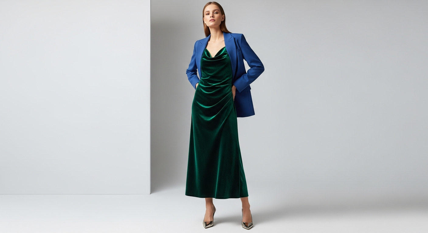 Velvet Slip Dress Ideas