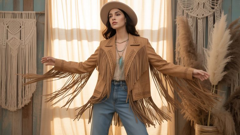Vintage Fringe Jacket Outfit Ideas