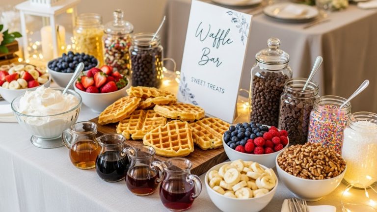 Waffle Bar Setup Ideas