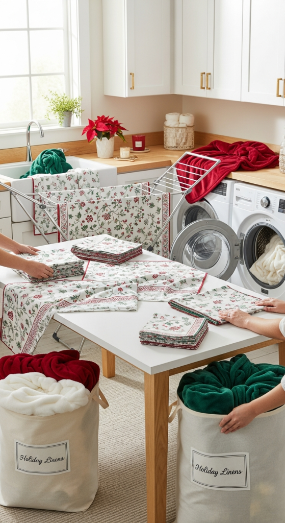 Wash and Store Linens Properly