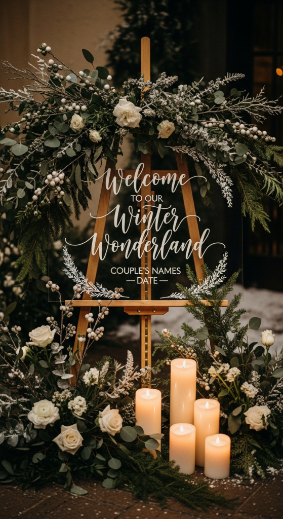 Winter-Themed Welcome Signs