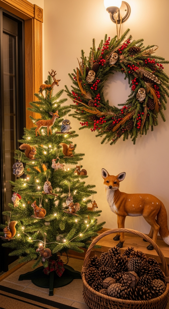 Winter Woodland Entryway Decor