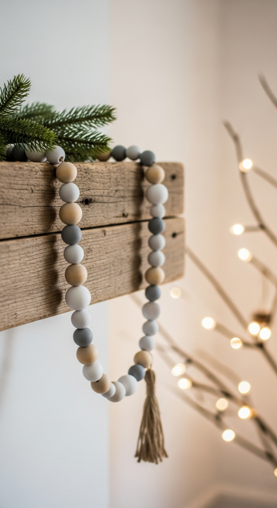Wooden Bead Garland