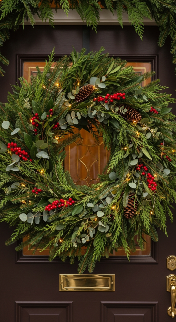 Wreath Fairy Light Glow-Up