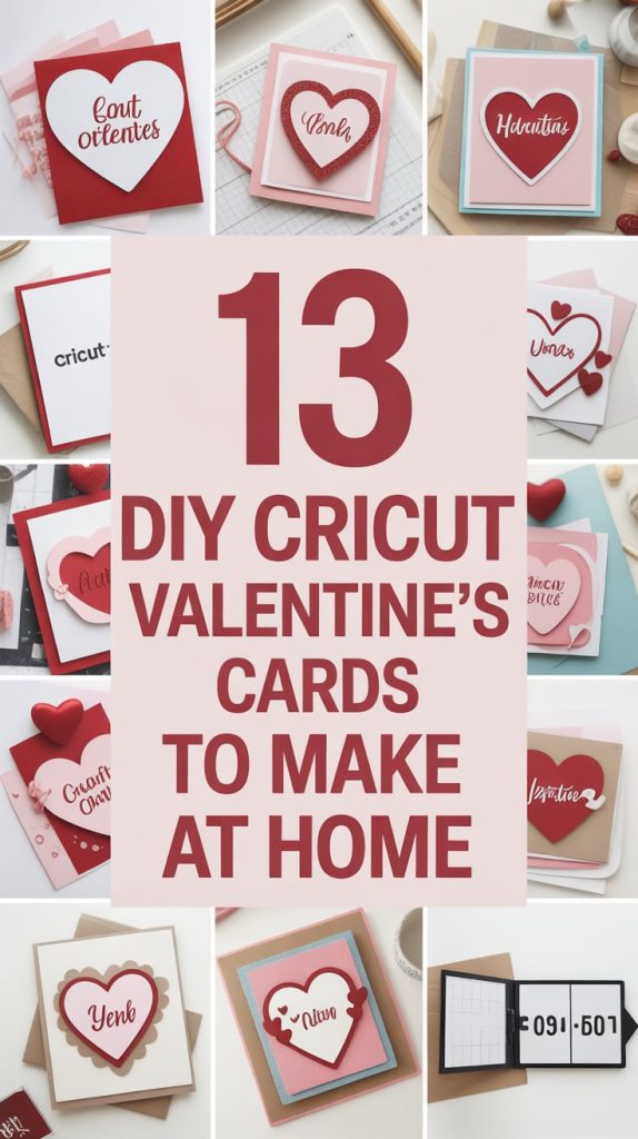 DIY Cricut Valentine’s Cards