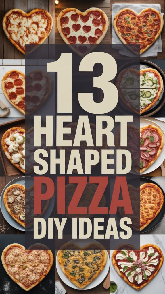 Heart Shaped Pizza DIY Ideas