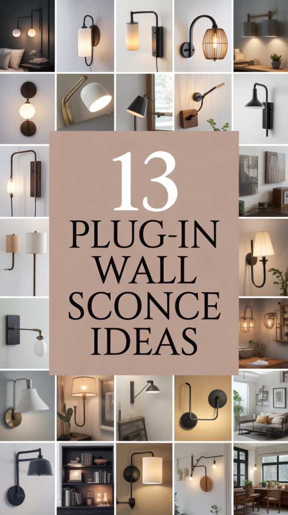 Plug-In Wall Sconce Ideas