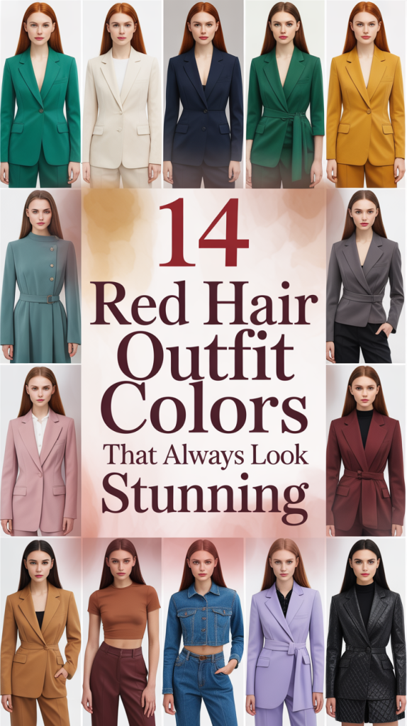 Red Hair Outfit Colors