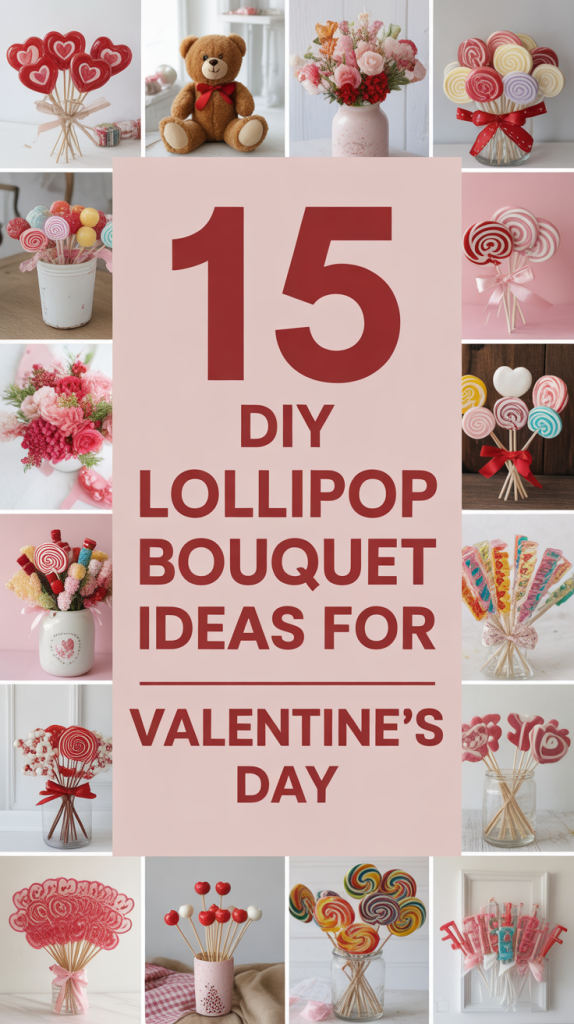 DIY Lollipop Bouquet Ideas for Valentine’s Day