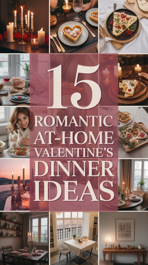 Romantic At-Home Valentines Dinner Ideas