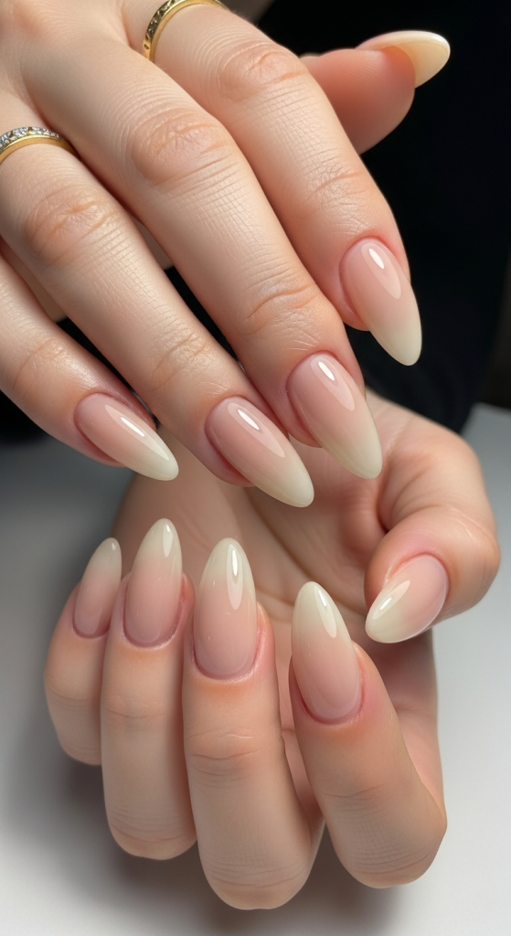 Almond-Shaped Soap Nails