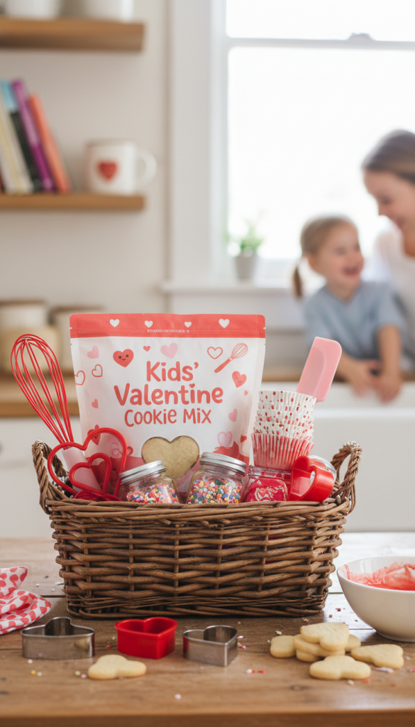 Baking Helper Valentine Basket