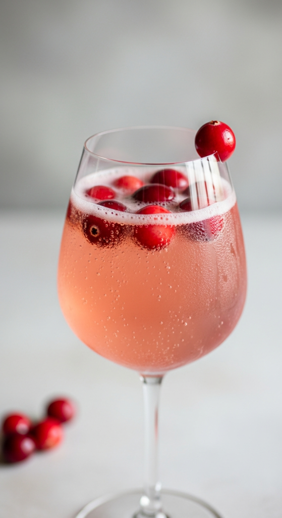 Blush Pink Cranberry Spritz